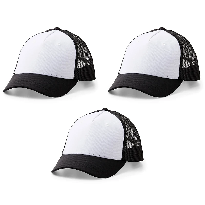 Cricut® Black/White Trucker Hat Blank