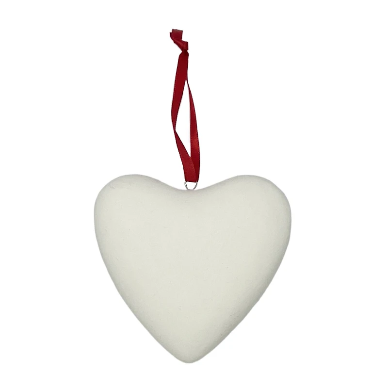 4" DIY Ceramic Heart Ornament by Make Market®