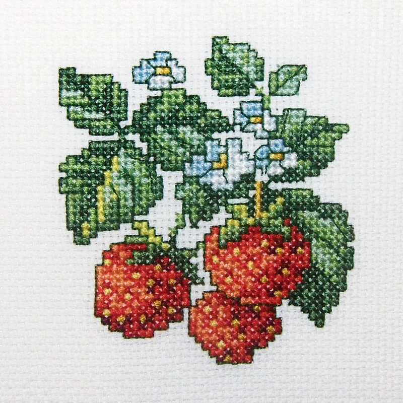 RTO Wild Strawberries Counted Cross Stitch Kit