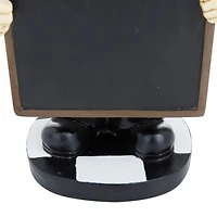 13" Polystone Chef with Black Chalkboard Sign