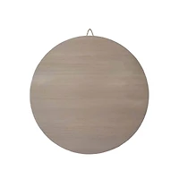 18" Greywashed Round Plaque by Make Market®