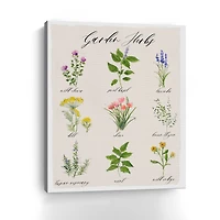 Garden Herbs Canvas Giclee