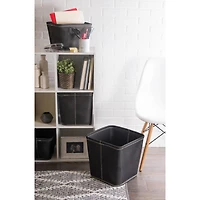 DII® 11" Zig Zag Stitch Trapezoid Fabric Bins