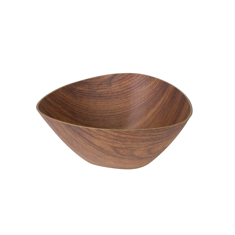 Luxe Party Mahogany Collection Large" Triangle Serving Bowl