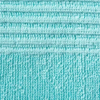 DII® Aqua & White Ribbed Terry Dishtowel Set