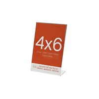 24 Pack: Acrylic Vertical Bent 4" x 6" Frame, Basics by Studio Décor®