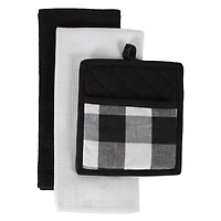 Buffalo Check Potholder & Dishtowel Kitchen Set