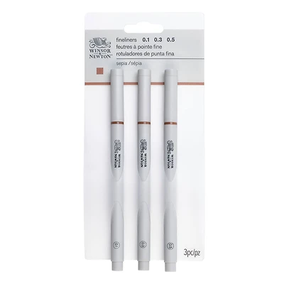 Winsor & Newton® 3 Sepia Fineliner Set