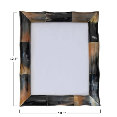 Hello Honey® Multicolor Pieced Horn 8" x 10" Photo Frame
