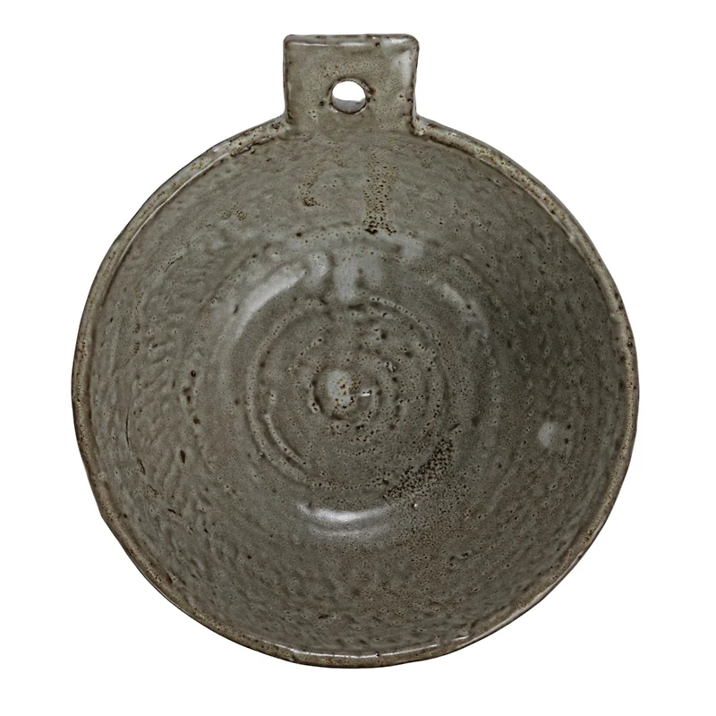 Hello Honey® 5.5" Cream Stoneware Bowl with Handle