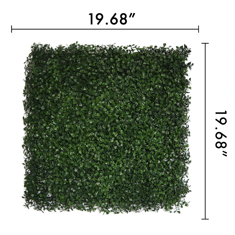 20" Ficus Style Plant Living Wall Panels, 4ct.