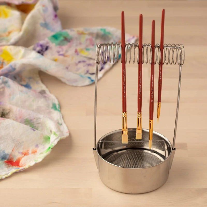 Brush Washer with Drying Rack by Artist's Loft™