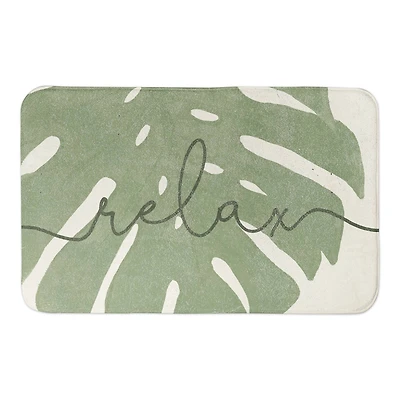 Big Green Monstera 34" x 21" Bath Mat
