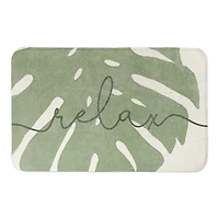 Big Green Monstera 34" x 21" Bath Mat