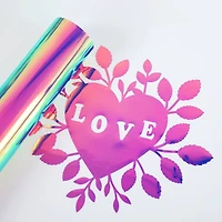 Hibiscus Holographic Heat Transfer Vinyl by Make Market®