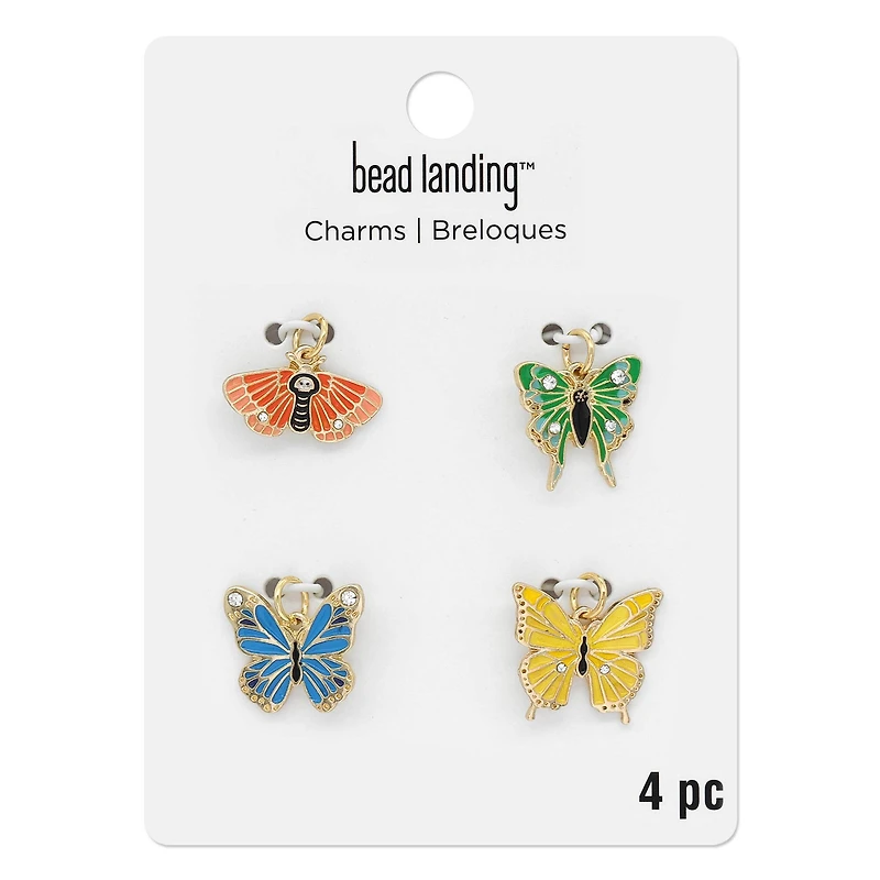 Enamel Butterfly Charm Mix by Bead Landing™