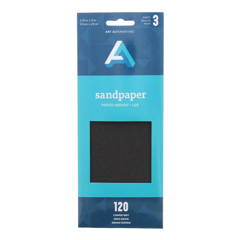 24 Packs: 3 ct. (72 total) Art Alternatives Coarse Sandpaper Sheets