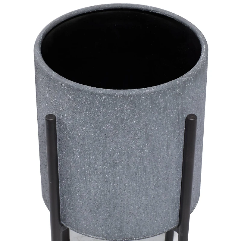 Modern Metal Planter Set