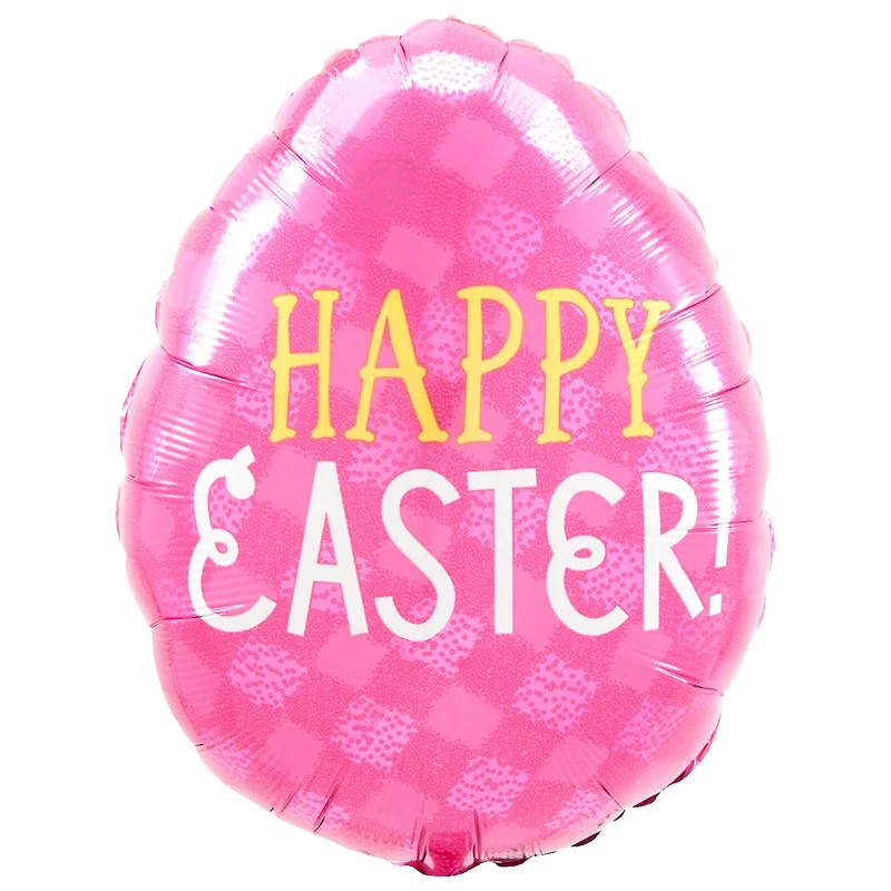 16" Funny Bunny Egg Double-Sided Foil Balloon