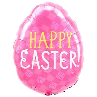 16" Funny Bunny Egg Double-Sided Foil Balloon