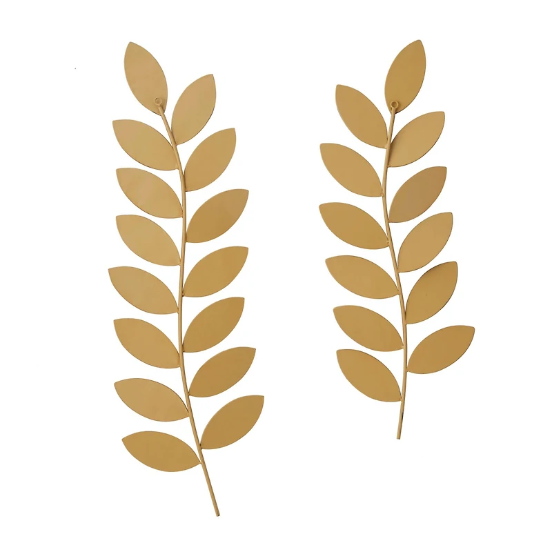 Brown Metal Coastal Wall Decor, Set of 2 36", 30"