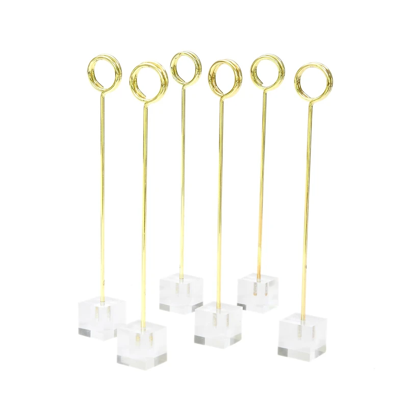 Clear Table Number Stands, 12ct. by Celebrate It™