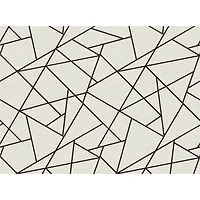 Katie Hunt Black on Dove Gray Modern Lines Wall Mural