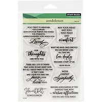Penny Black® Condolences Clear Stamps