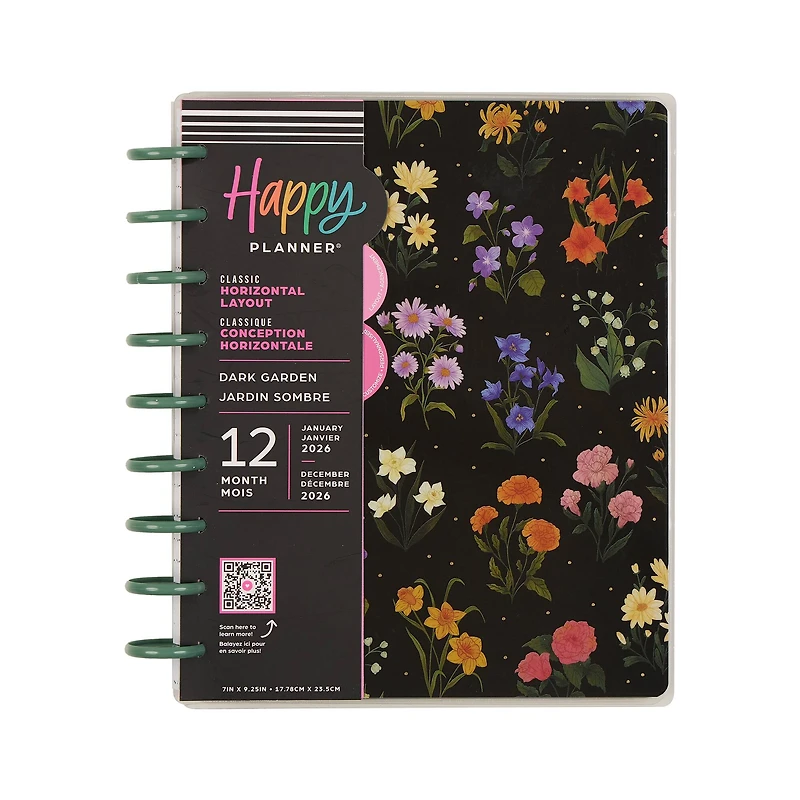 The Classic Happy Planner® Dark Garden
