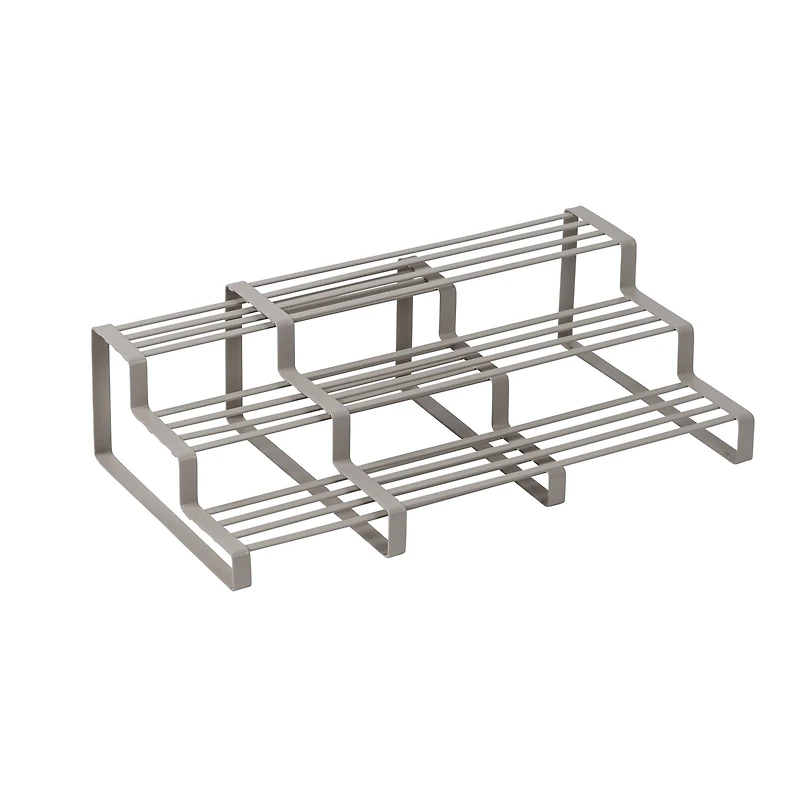 Honey Can Do Gray 3-Tier Adjustable Spice Rack Organizer