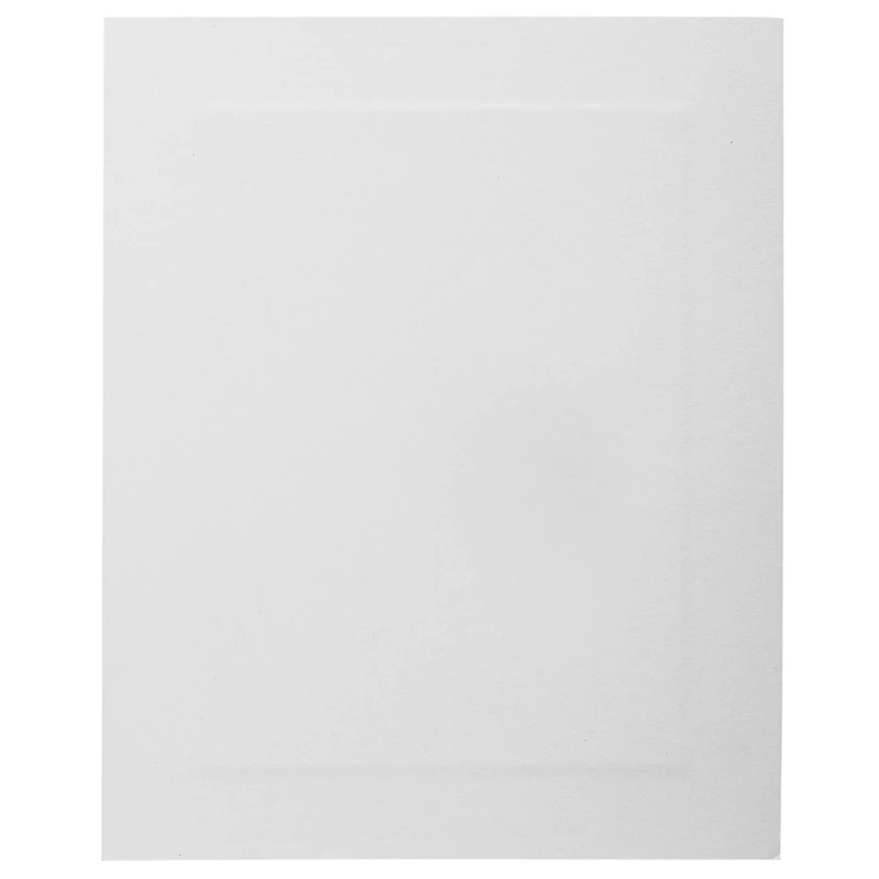 JAM Paper A2 White Blank Foldover Cards with Panel, 100ct.