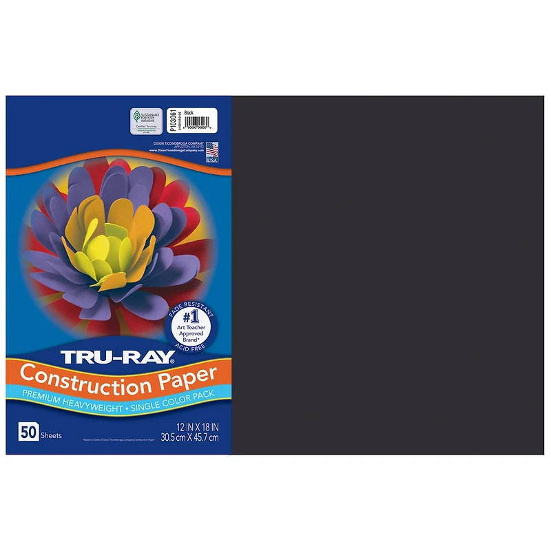 Tru-Ray® 12" x 18" Construction Paper