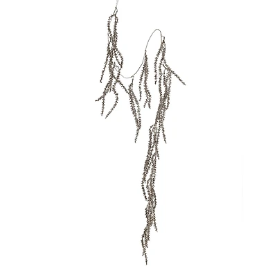 Hello Honey 6ft. Gold Decorative Faux Leaf Garland