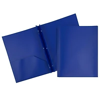 JAM Paper Plastic 2 Pocket POP Folders with Clasps