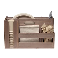 Elegant Designs Wood Caddy Organizer