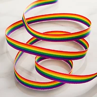 3/8" x 7yd. Grosgrain Rainbow Ribbon by Celebrate It™