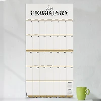 2026 Big Grid-Floral Wall Calendar