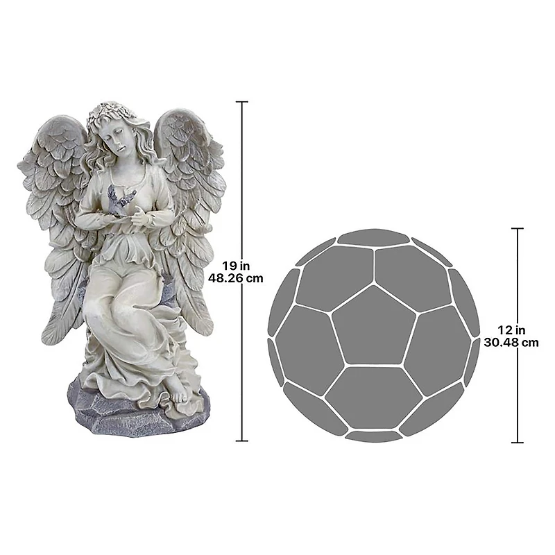Design Toscano 19" Nature's Blessing Angel Garden Statue
