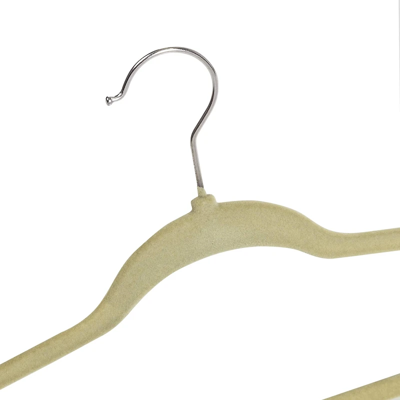 Honey Can Do Tan Flocked Suit Hanger, 50ct.
