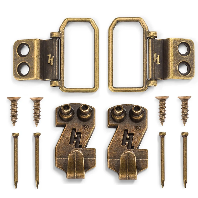 HangZ™ 50lb. Canvas 2 Hole D Ring Hangers Kit