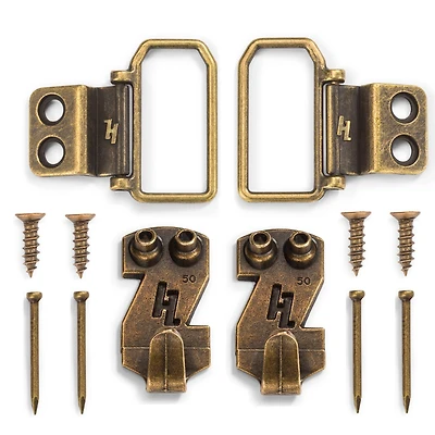 HangZ™ 50lb. Canvas 2 Hole D Ring Hangers Kit