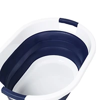 Honey Can Do 24" Collapsible Rubber Laundry Basket Set