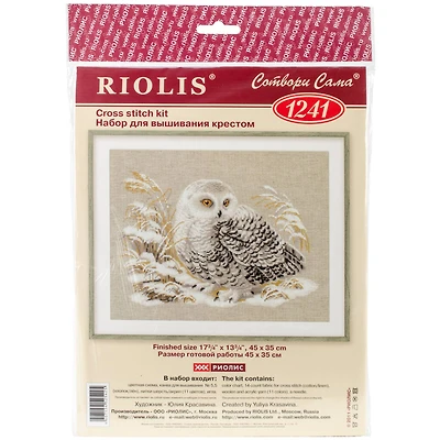 RIOLIS® White Owl Counted Cross Stitch Kit