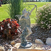 Design Toscano 22.5" Medium Rhiannon the Archer Garden Fairy Statue
