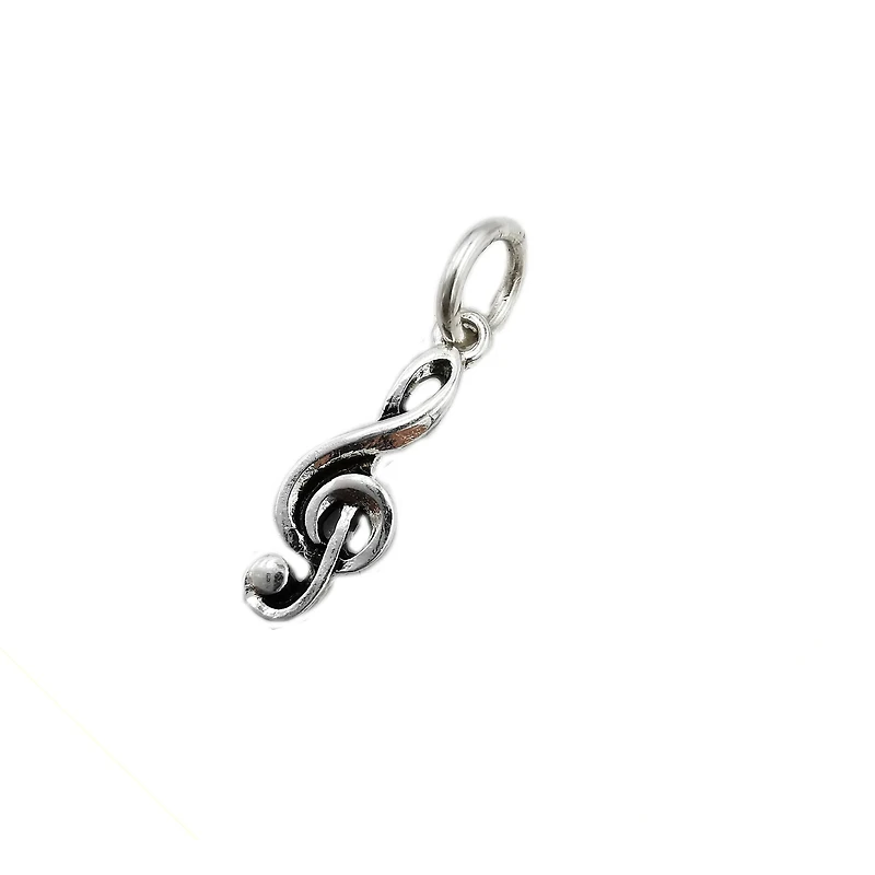 Charmalong™ Silver Plated Music Charm by Bead Landing™