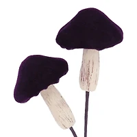11.5" Purple Velvet Mushroom Pick by Ashland®