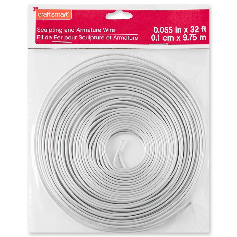 Premium Sculpting & Armature Wire by Craft Smart®, 0.055" x 32ft.