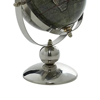 10" Silver Stainless Steel Traditional Globe