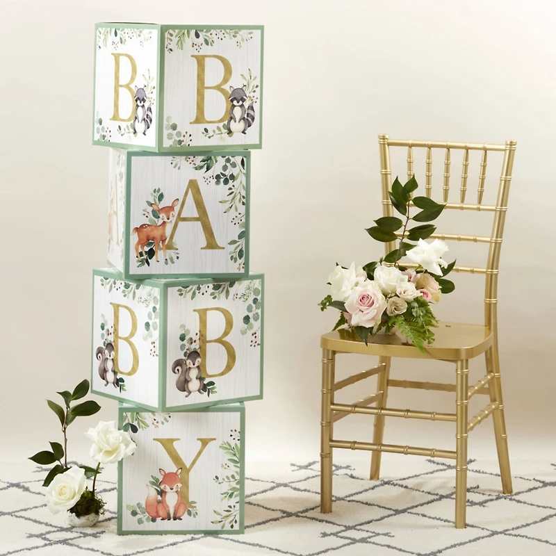 Kate Aspen® Woodland Baby Block Box Set