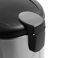 Honey Can Do 30L Soft-Close Round Stainless Steel Trash Can